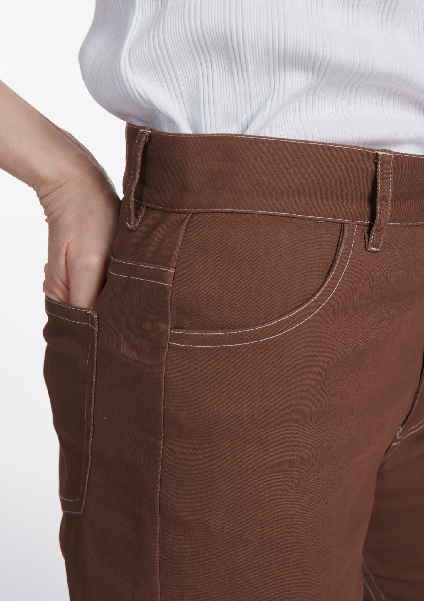 PANTALON PIGNATA UNI CHOCOLAT