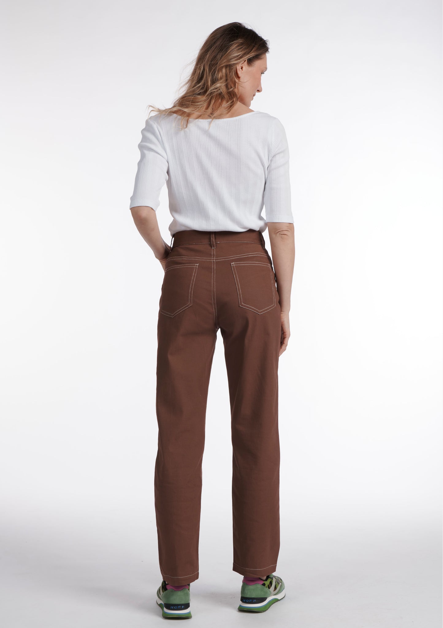 PANTALON PIGNATA UNI CHOCOLAT