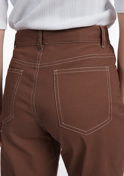 PANTALON PIGNATA UNI CHOCOLAT