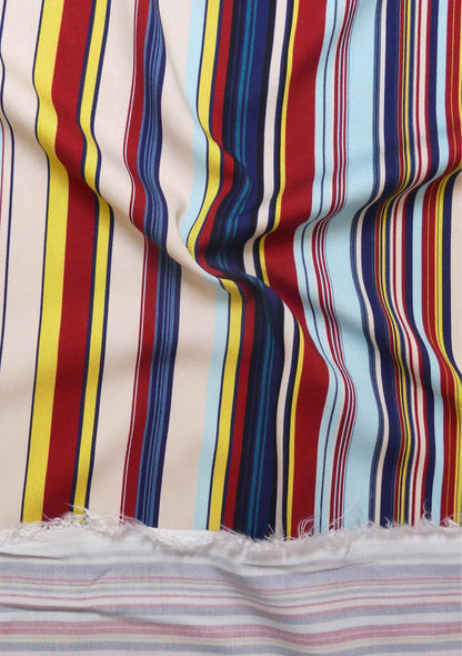 VISCOSE STRETCH RAYURES ANIS