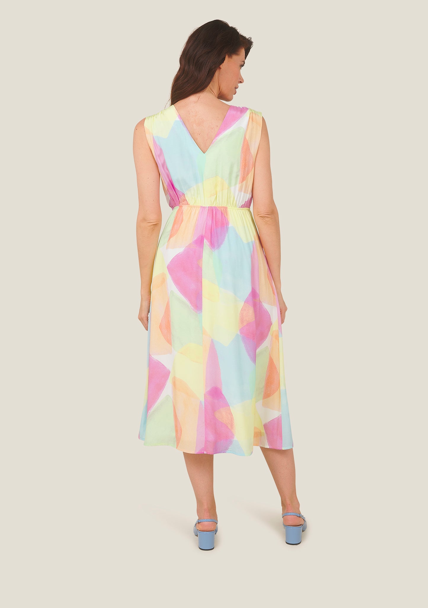 ROBE RAKO ARLEQUIN ROSE