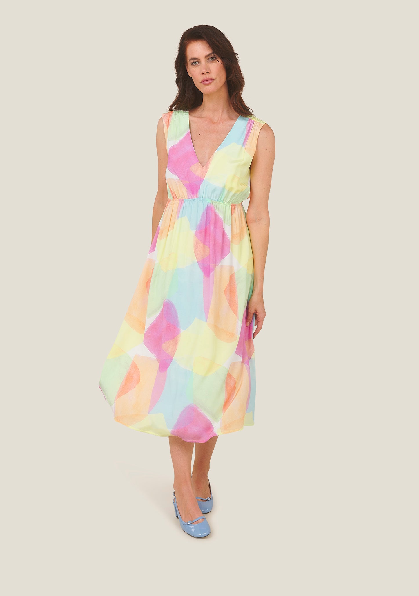 ROBE RAKO ARLEQUIN ROSE