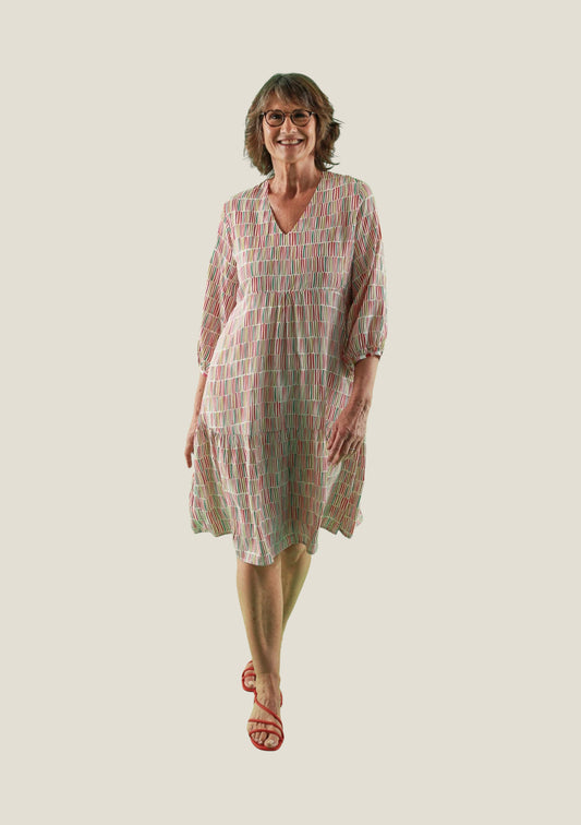 ROBE RAVOS TRAIT ROUGE