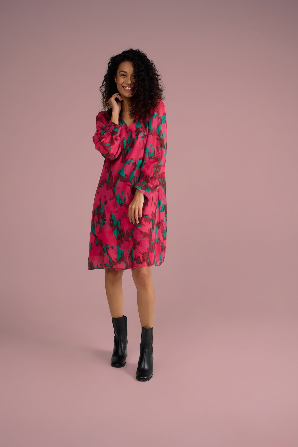 ROBE RECIF ERABLES ROSE