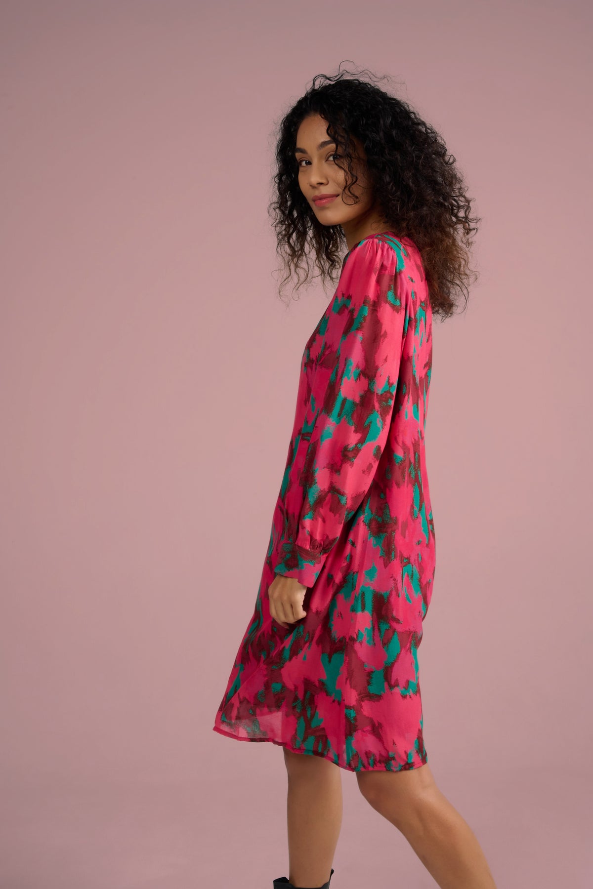 ROBE RECIF ERABLES ROSE