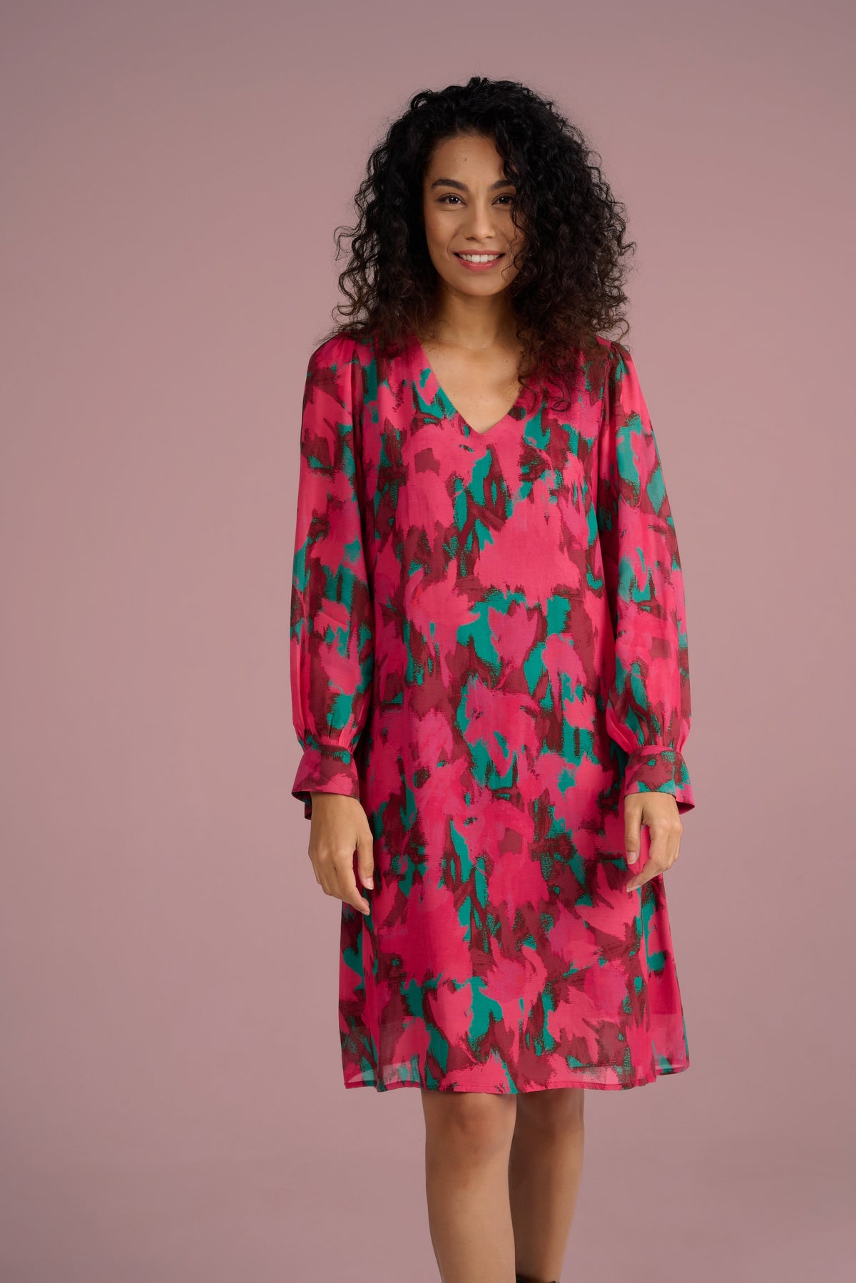 ROBE RECIF ERABLES ROSE