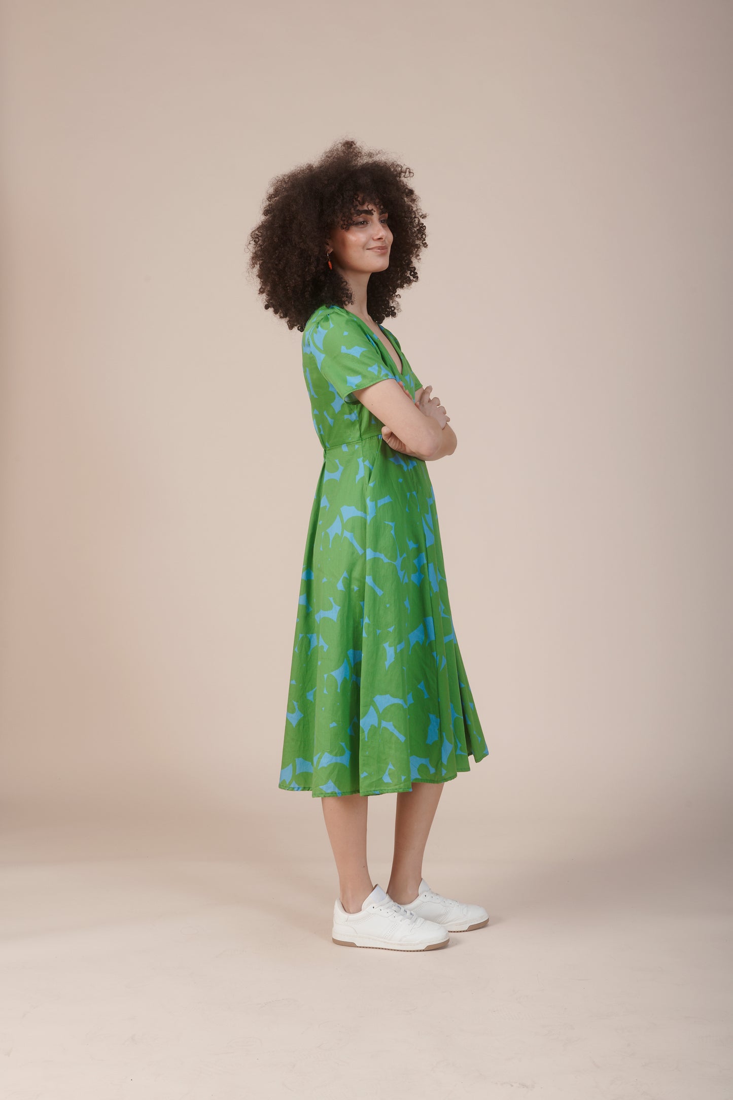 ROBE RECTO OMBRES VERT