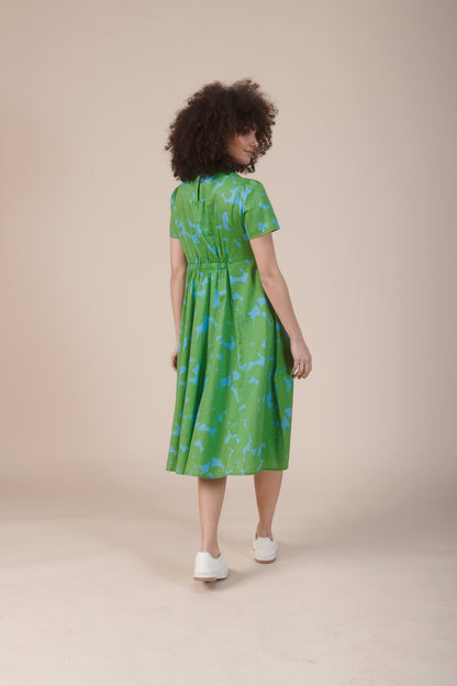 ROBE RECTO OMBRES VERT