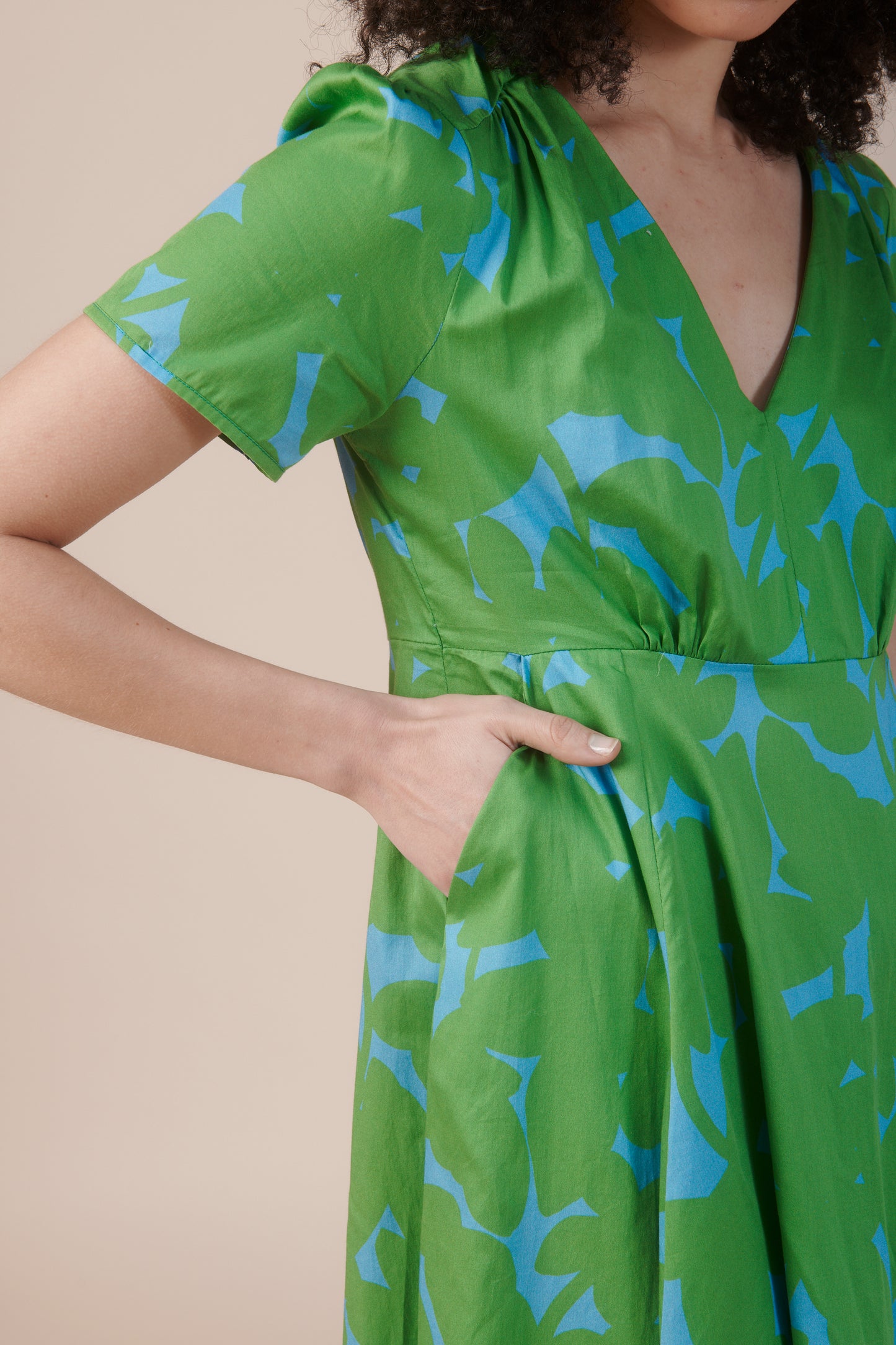 ROBE RECTO OMBRES VERT