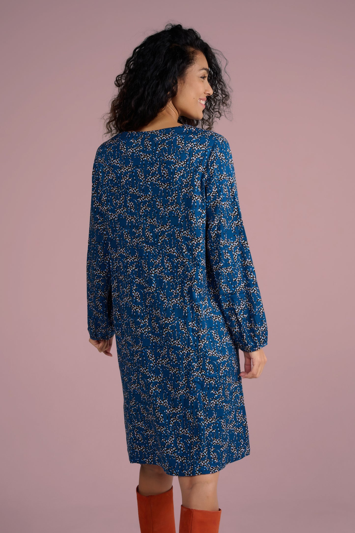 ROBE REGLISSE LEO BLEU