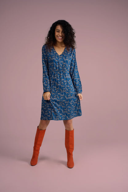 ROBE REGLISSE LEO BLEU