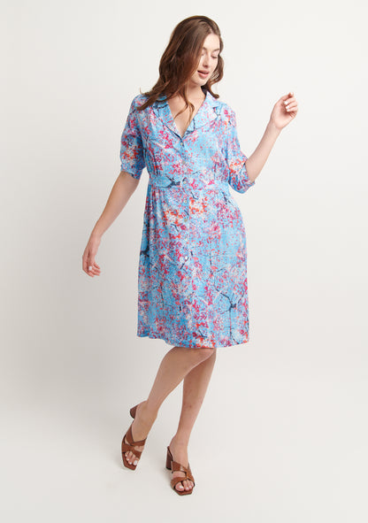 ROBE RIDIL CERISIER BLEU