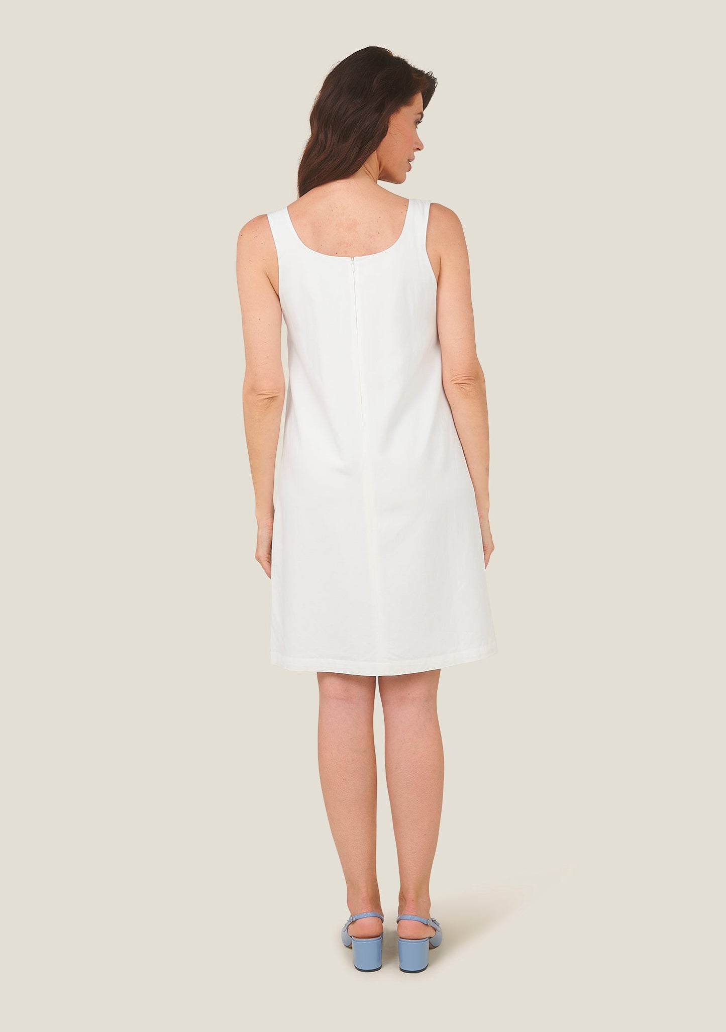 ROBE ROBIAS UNI ECRU