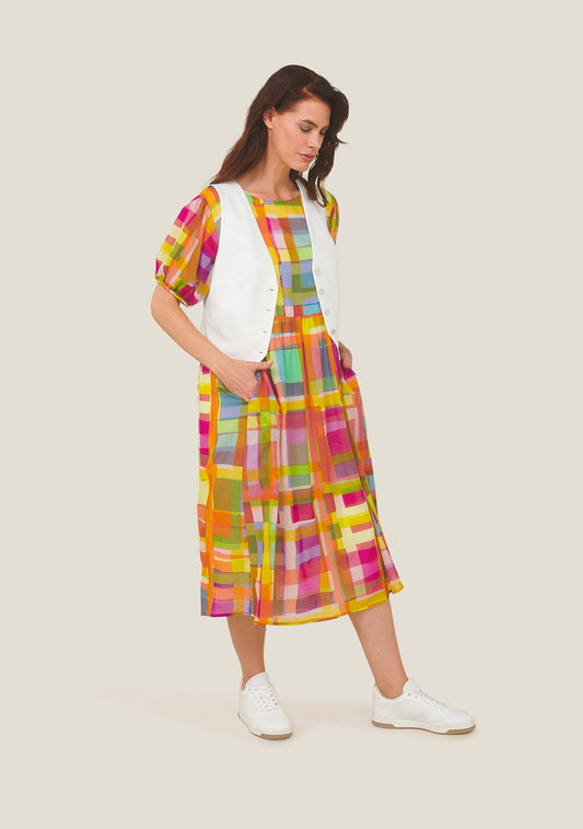 ROBE ROBBI PLEXI MULTICOLORE