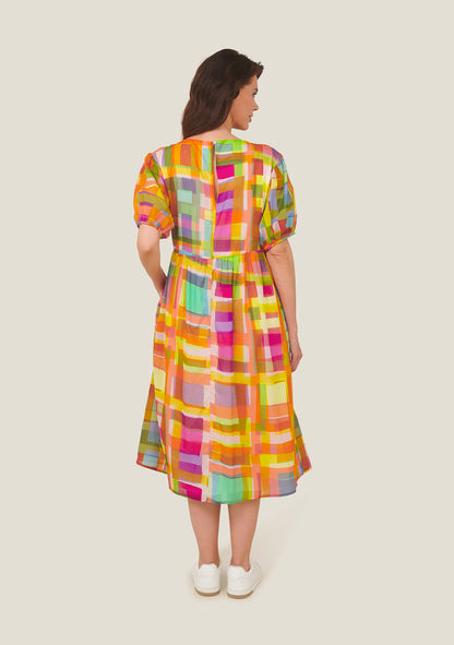 ROBE ROBBI PLEXI MULTICOLORE