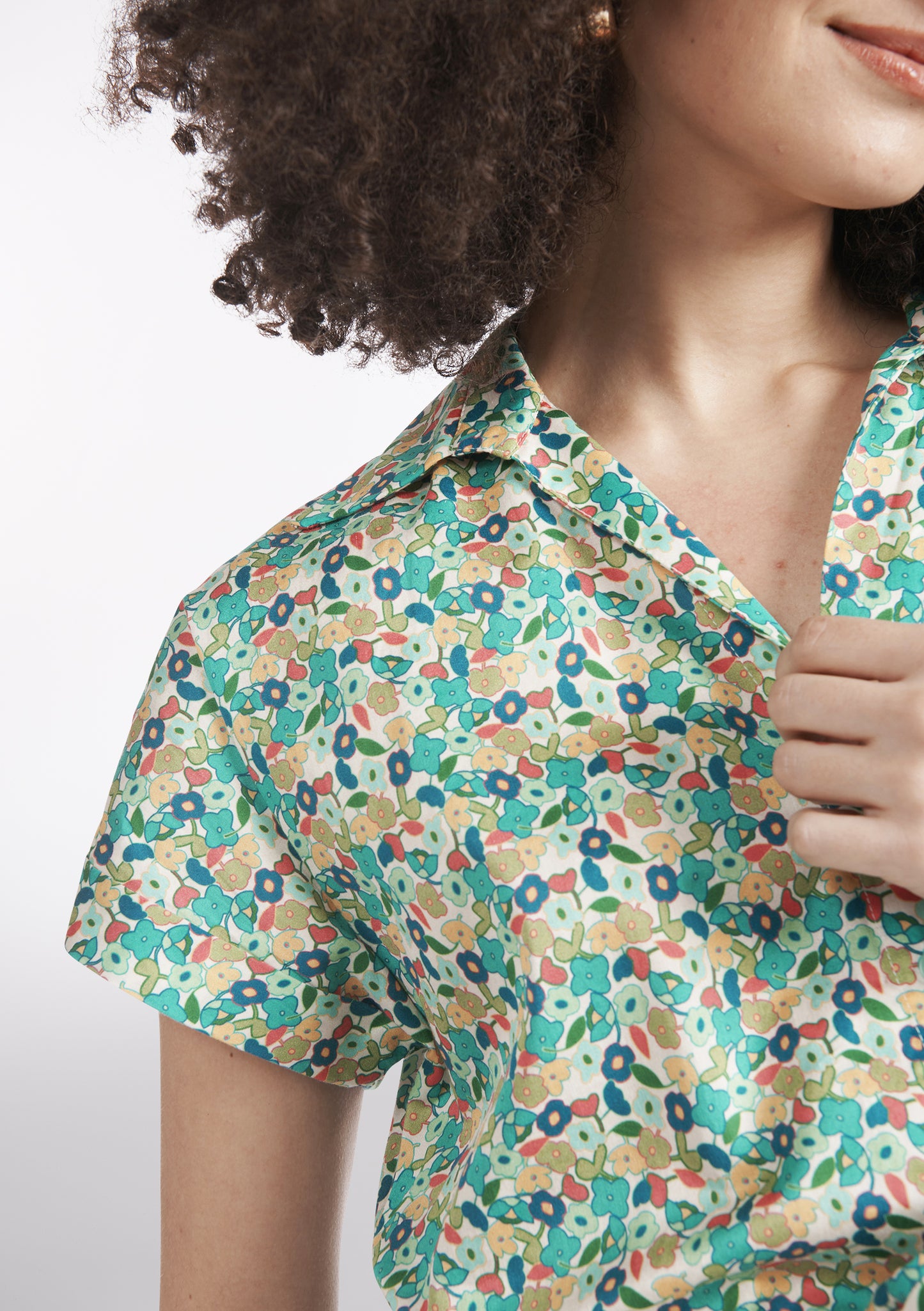ROBE RACHELLE FLORAISON BLEU