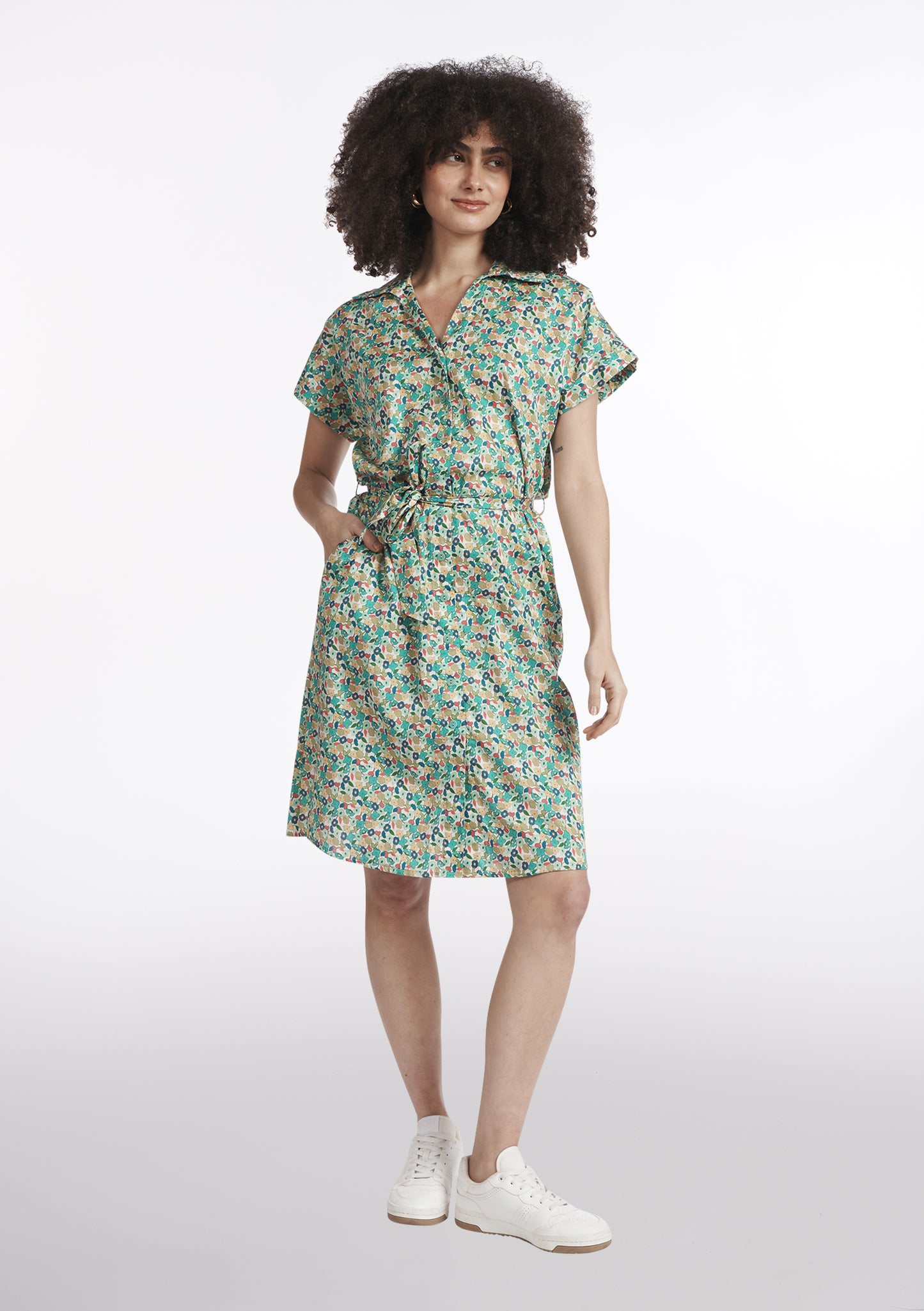 ROBE RACHELLE FLORAISON BLEU