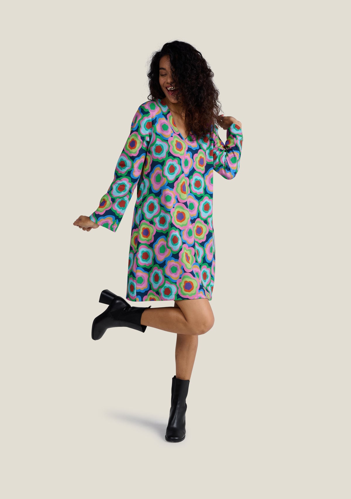 ROBE ROCK FLOWERPOWER MULTICOLORE