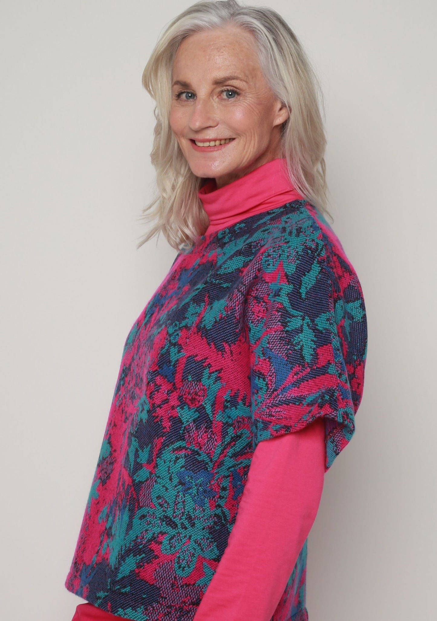 PULL SOUBI FLUORESCENT ROSE