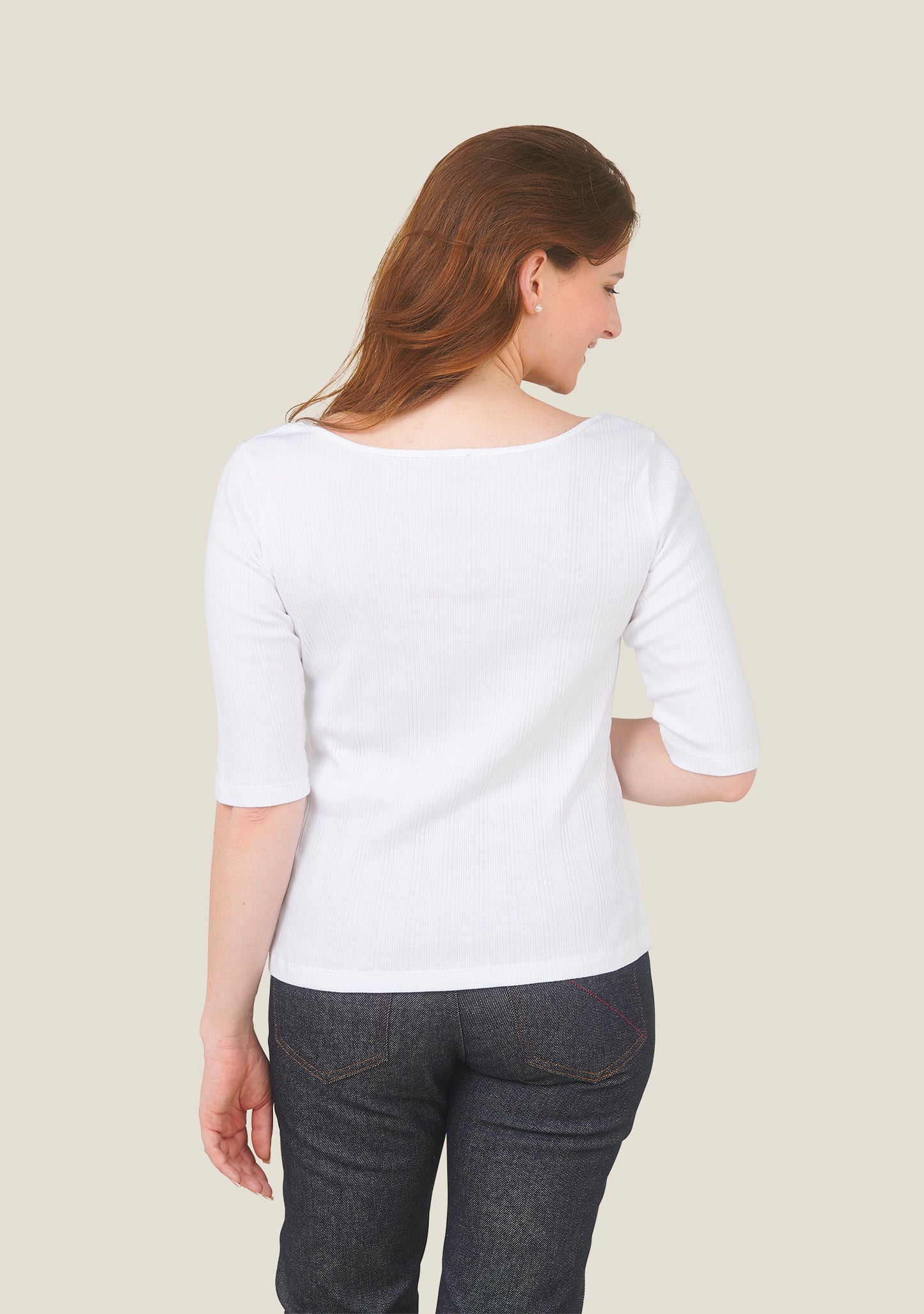 TEE SHIRT TAFFA UNI BLANC