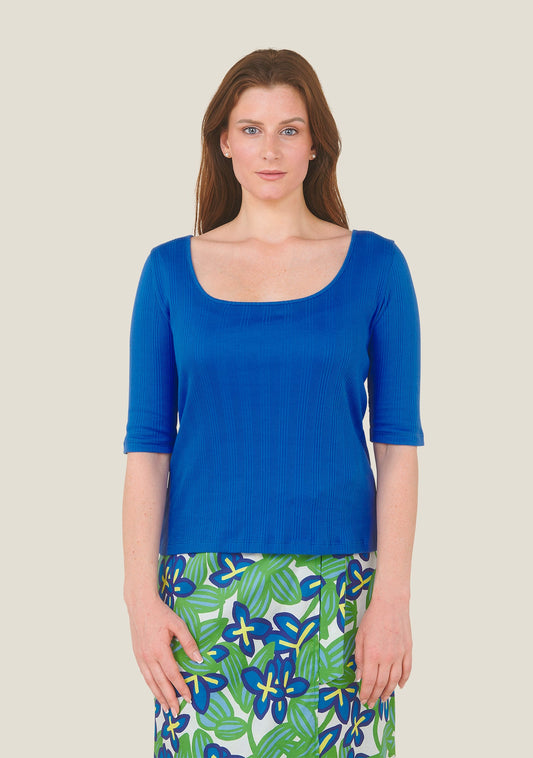 TEE SHIRT TAFFA UNI BLEU