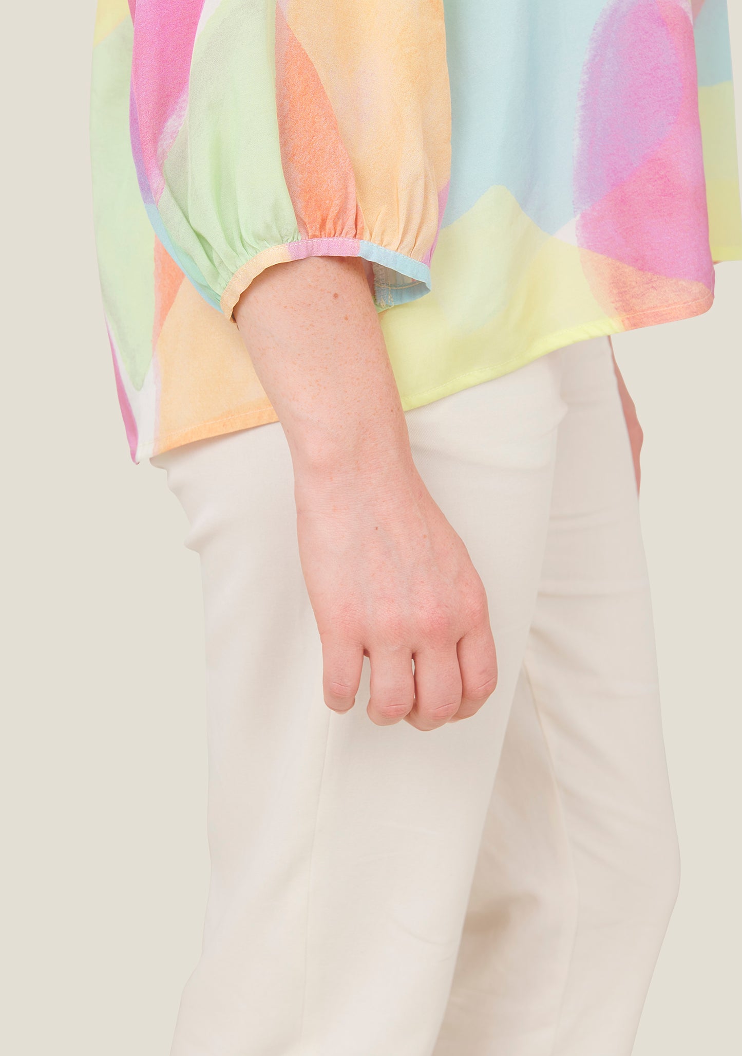 BLOUSE TALO ARLEQUIN ROSE
