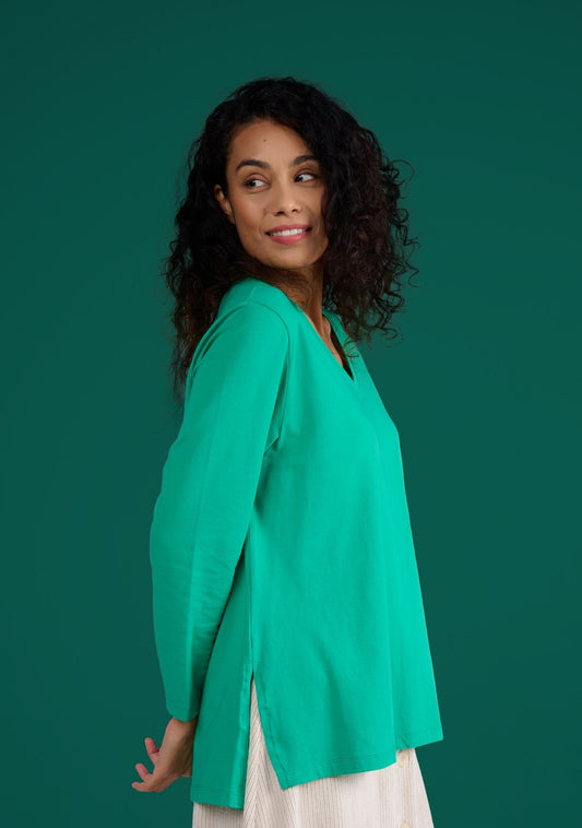 SOUS PULL TERANE UNI VERT