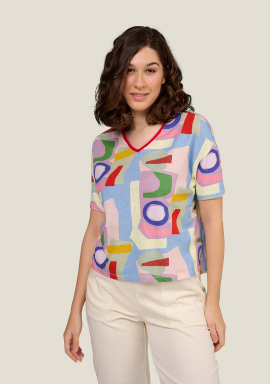 TEE SHIRT TERAI ZOOM BLEU