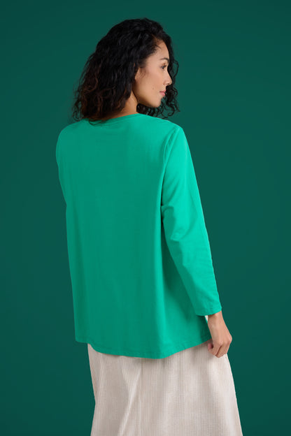 SOUS PULL TERANE UNI VERT