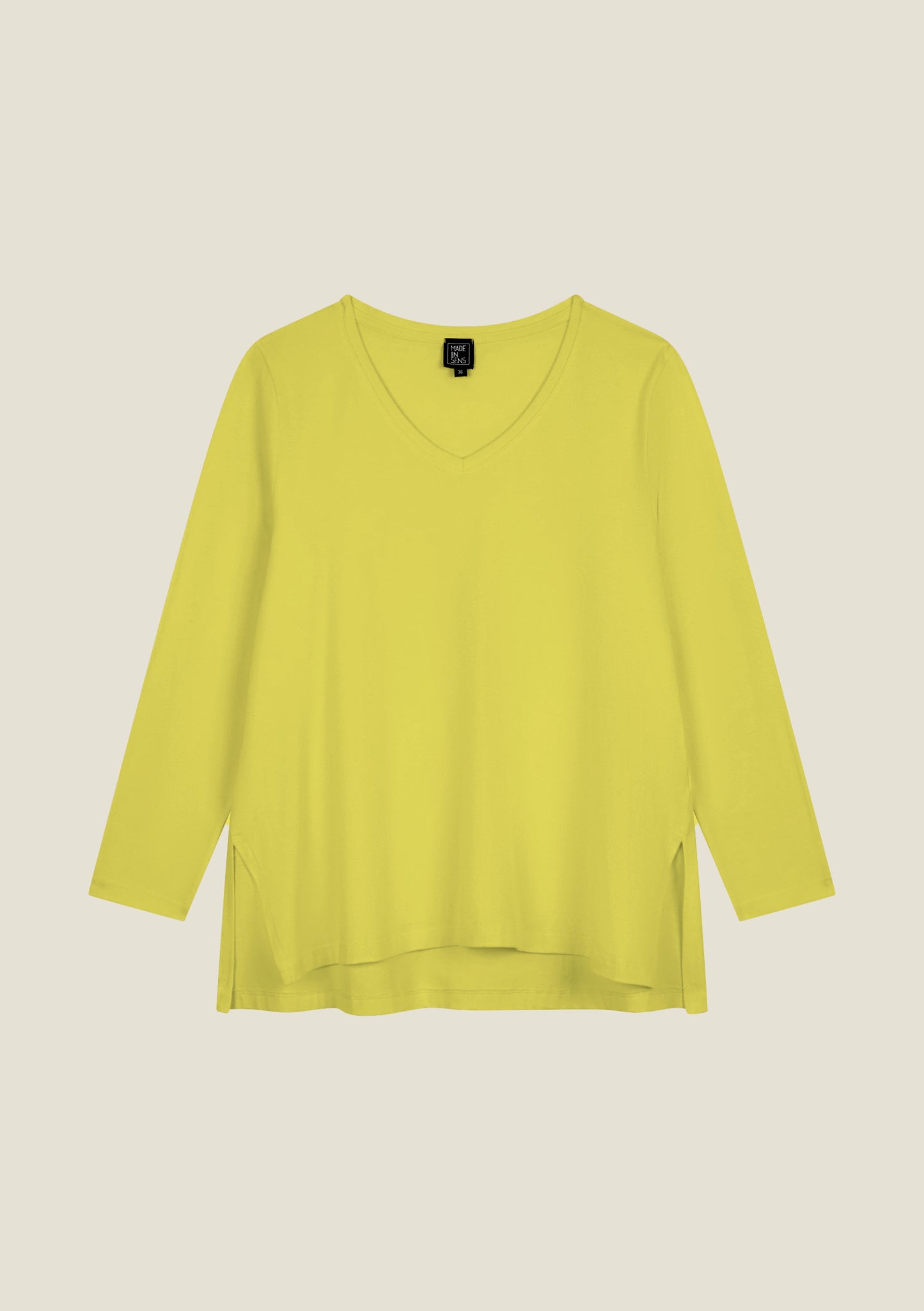 TEE-SHIRT TERANI UNI JAUNE