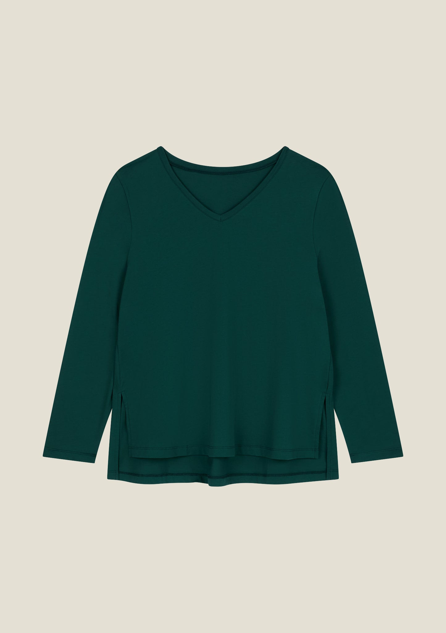 TEE-SHIRT TERANI UNI VERT FONCE
