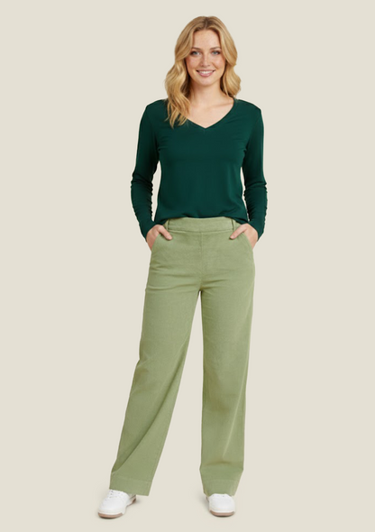 TEE-SHIRT TERANI UNI VERT FONCE