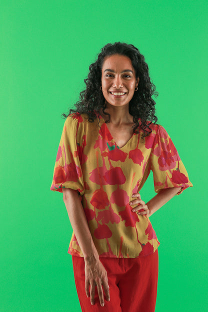 BLOUSE TIAG JOUR D'ÉTÉ ROSE