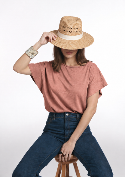 TEE SHIRT TIKOL UNI ROSE