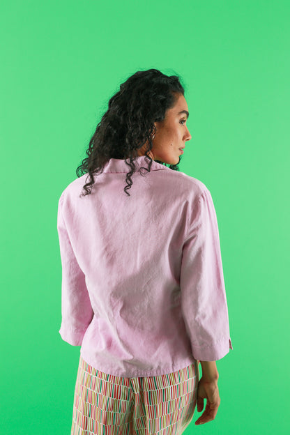 CHEMISIER TINGA UNI ROSE