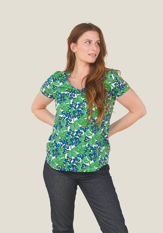 TEE SHIRT TOCHE BOSQUET VERT