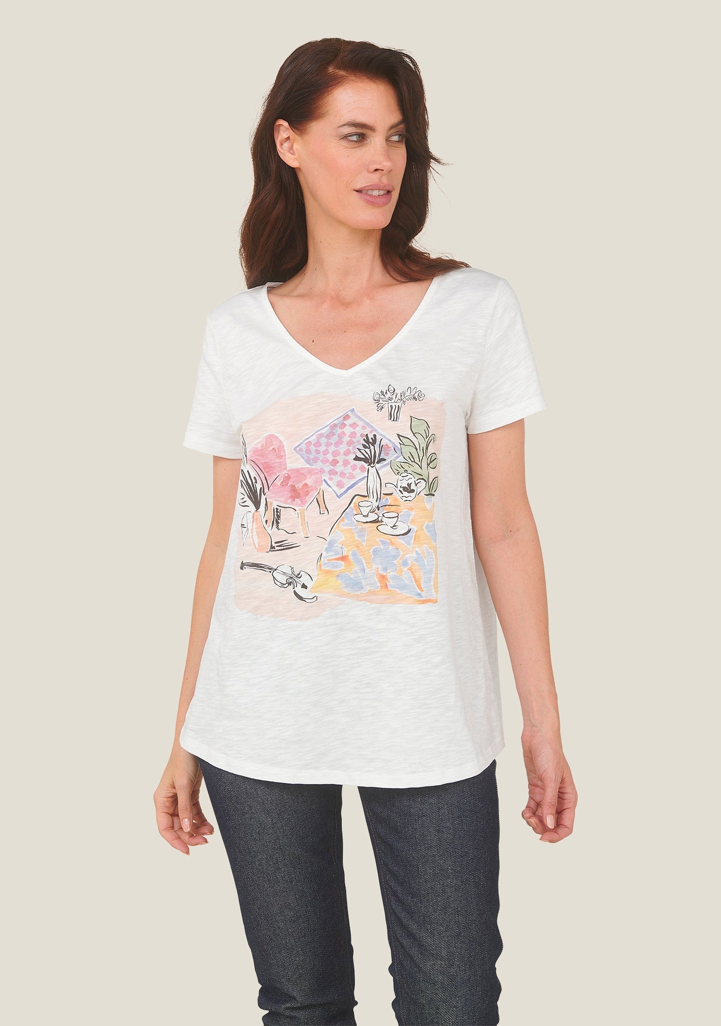 TEE SHIRT HOME MOTIF