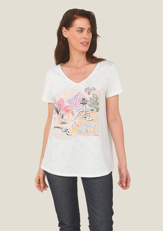 TEE SHIRT HOME MOTIF