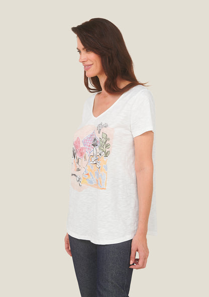 TEE SHIRT HOME MOTIF