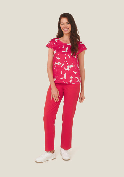 BLOUSE TOKIO OMBRES ROUGE