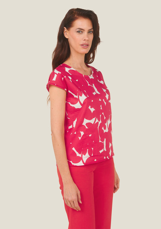 BLOUSE TOKIO OMBRES ROUGE