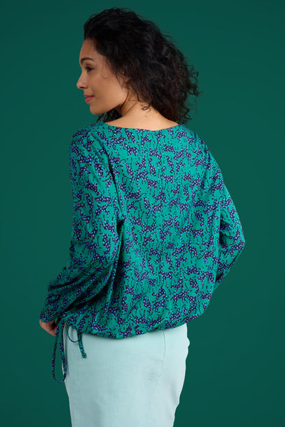 BLOUSE TORIDA LEO VERT