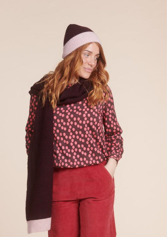 BLOUSE TORIDA GOMMETTE ROSE