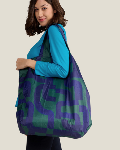 SAC TOTI CALIGRAPHIE VERT