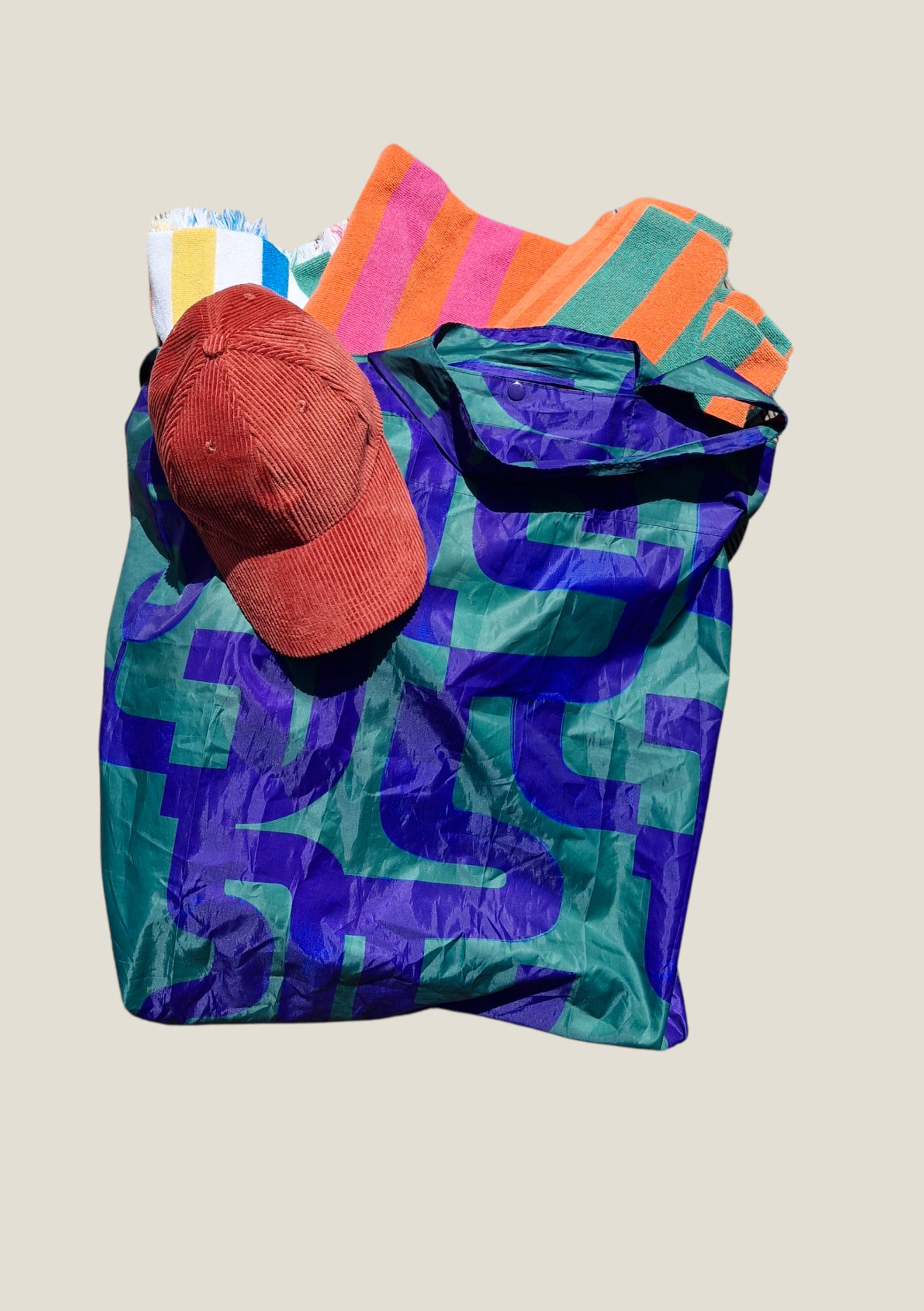 SAC TOTI CALIGRAPHIE VERT