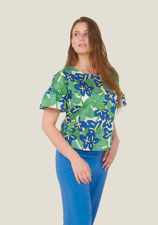 BLOUSE TREND BOSQUET VERT