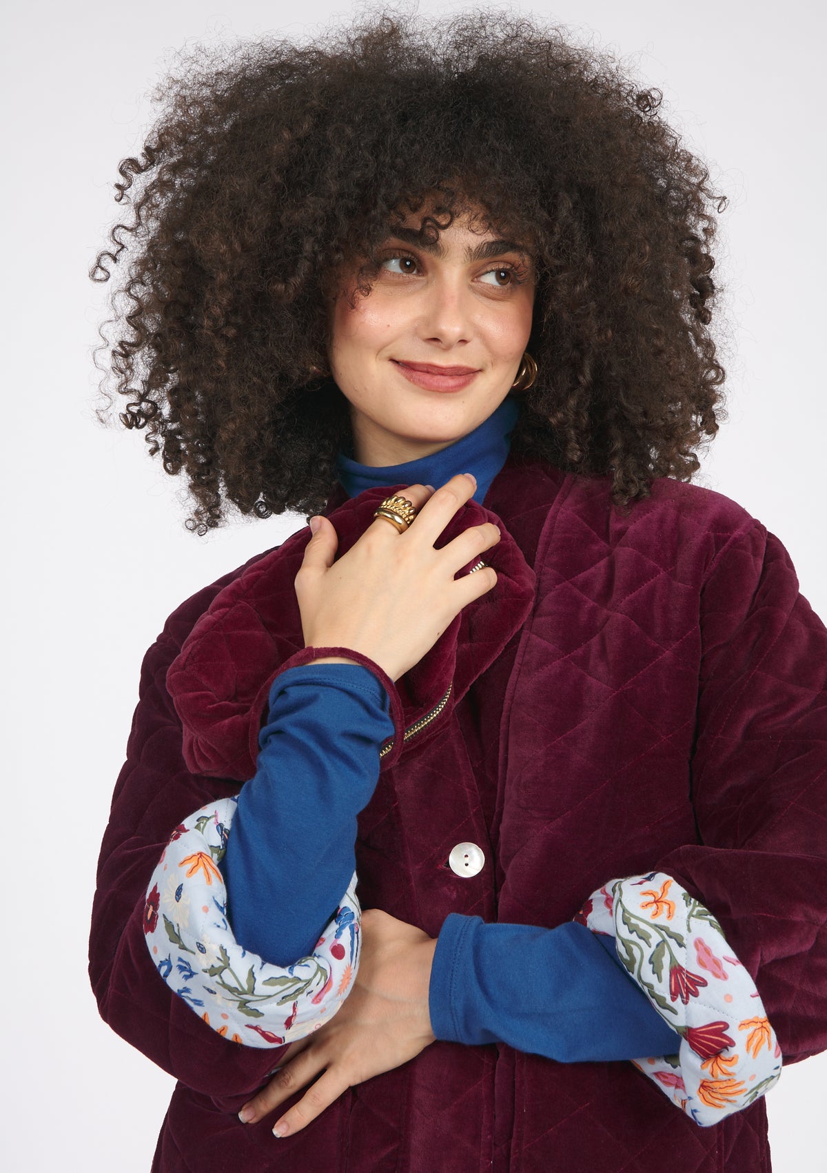 VESTE VALERIE DOUCEUR BORDEAUX