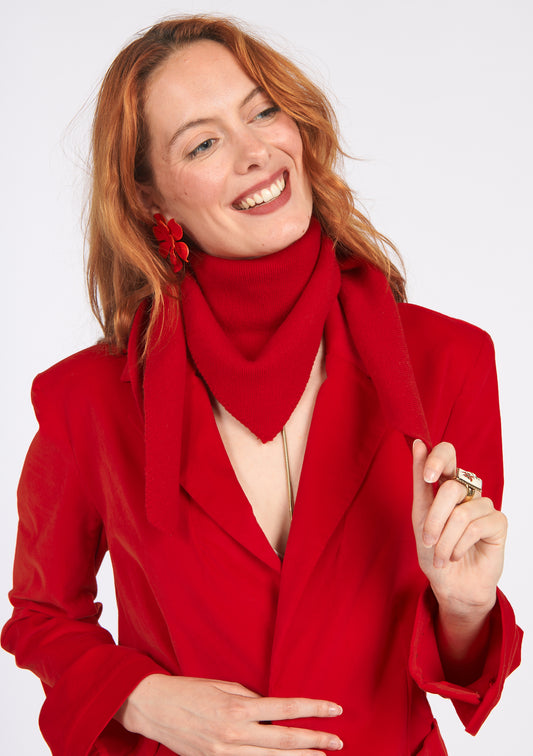 ECHARPE FRIANGLE UNI ROUGE