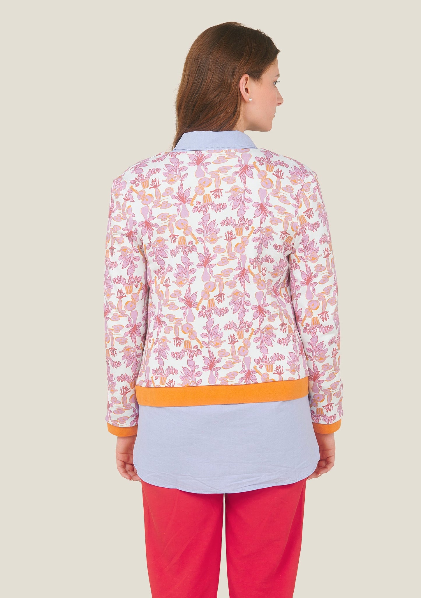 BOMBERS VOYAGE HOME ROSE ET ORANGE