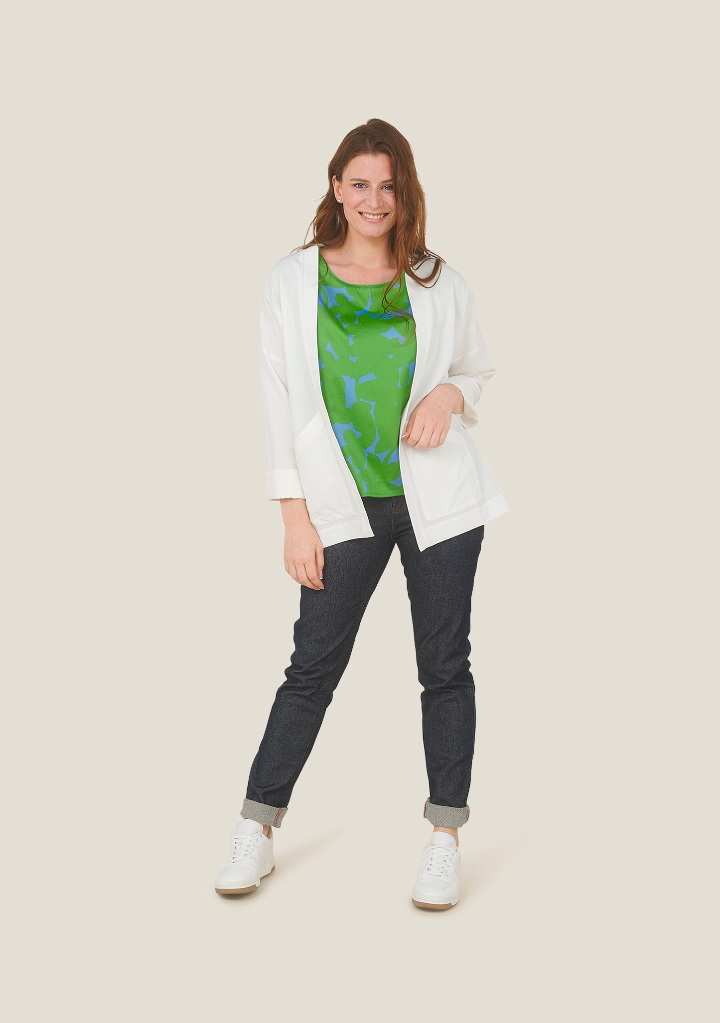 VESTE VOYOU UNI ECRU